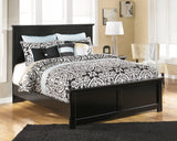 Maribel Black King Panel Bed showroom display Ella Furniture