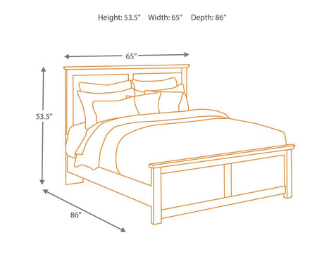 Maribel Black Queen Panel Bed Hardware Detail