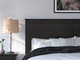 Maribel Black King Panel Bed assembly hardware detail