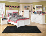 Bostwick Shoals white full bed corner detail
