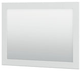 Bostwick Shoals white bedroom mirror alternate angled view