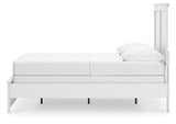 Panel bed full size angled view