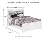 Bostwick Shoals White Queen Panel Bed - lifestyle setting