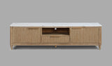 Kara TV Stand open shelving detail