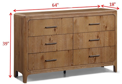Westcott nightstand drawer detail with hardware