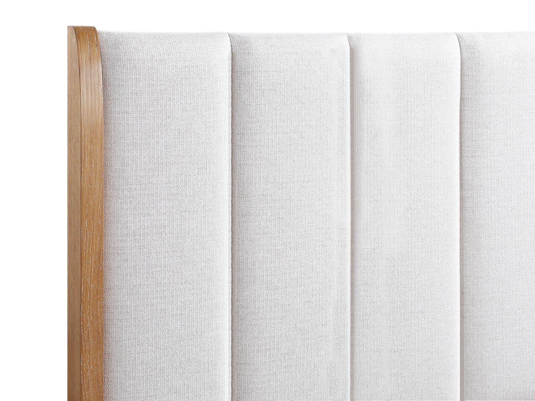 Westcott Natural Upholstered Panel Bedroom Set main front view
