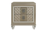 Coordinated Mirror with Embossed Diamond Pattern Frame