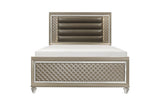 Tufted Headboard with LED Backlighting on Loudon Platform Bed