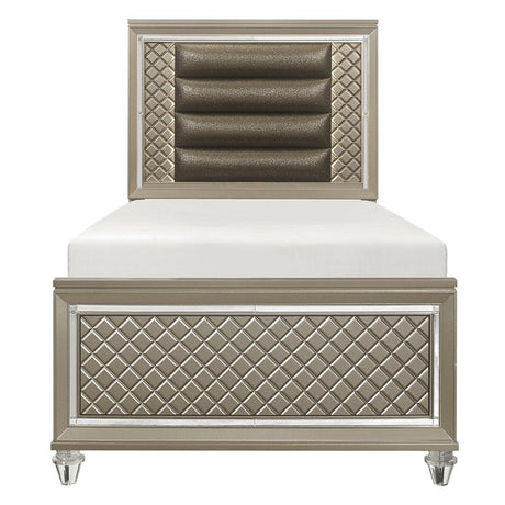 Loudon Twin Platform Bed front view
