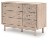 Open drawers showcasing storage space and faux linen lining