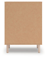 Arloster Tan Chest of Drawers side alternate angle