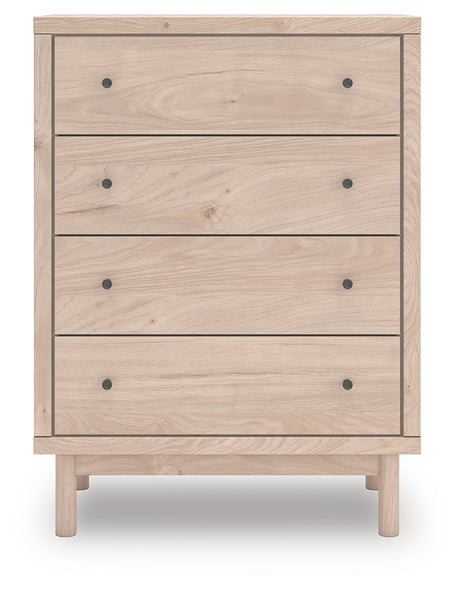 Arloster Tan Chest of Drawers back view