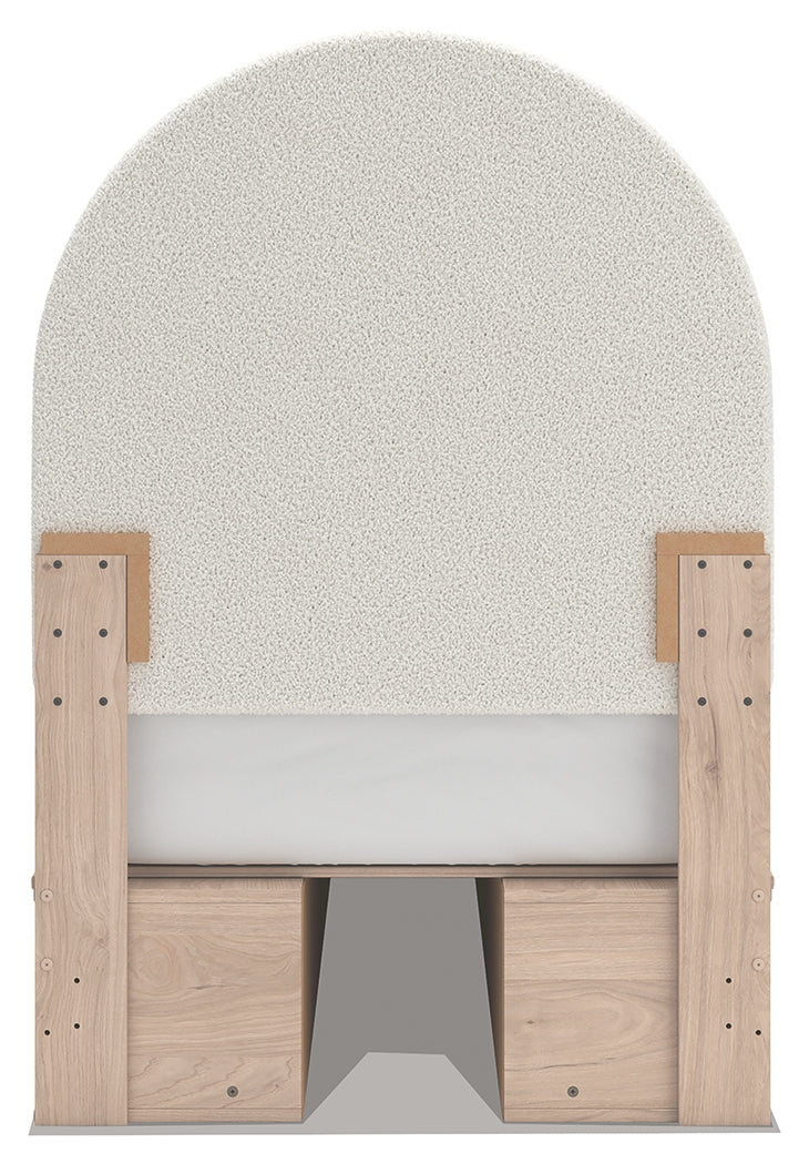 Assembly components and hardware for Shapella twin bed