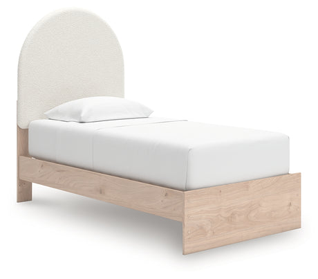 Arloster Twin Upholstered Bed angled view left