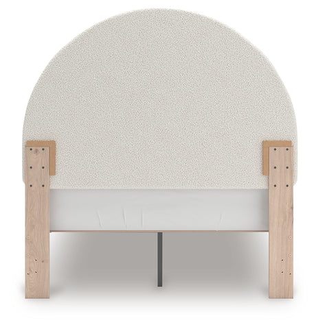 Arloster full upholstered panel bed platform rails
