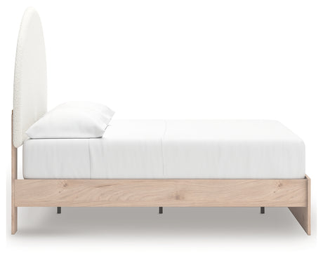 Back view of Arloster full panel bed