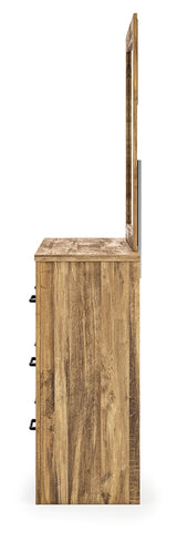 Side alternate angle of Maystonna Brown Dresser