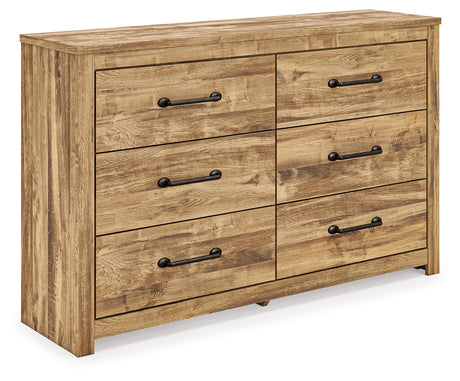 Maystonna Brown dresser angled view