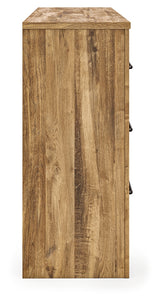 Side view of Maystonna Brown dresser
