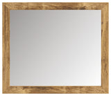 Maystonna Brown Bedroom Mirror front view