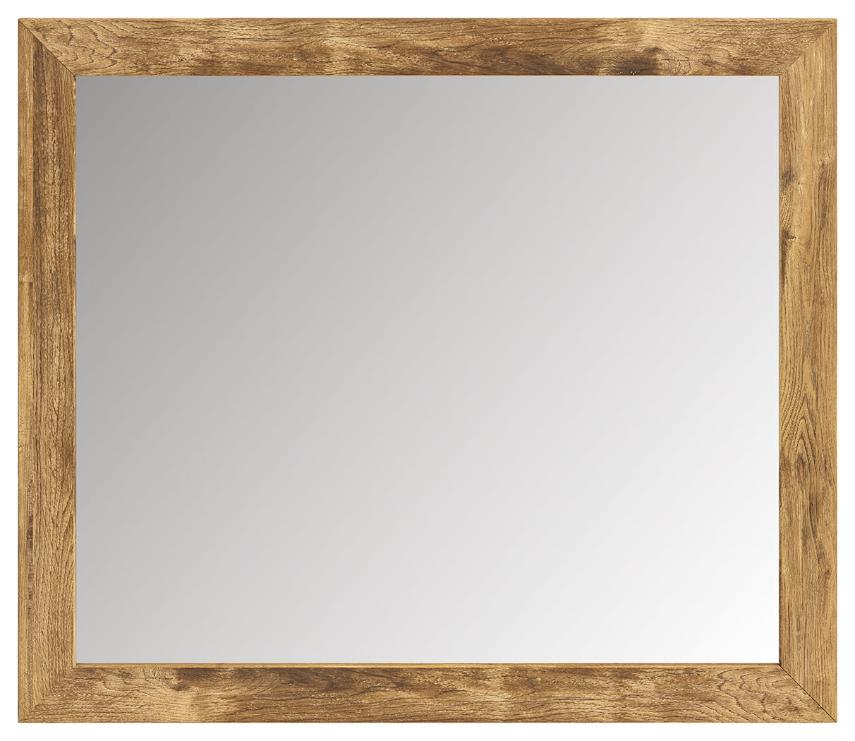 Maystonna Brown Bedroom Mirror front view