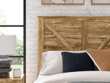 Maystonna Brown wood grain finish swatch