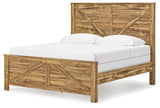 Maystonna King Crossbuck Panel Bed alternate side angle