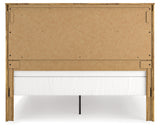 Maystonna King Crossbuck Panel Bed rear view