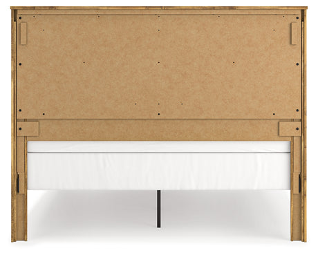 Maystonna King Crossbuck Panel Bed rear view