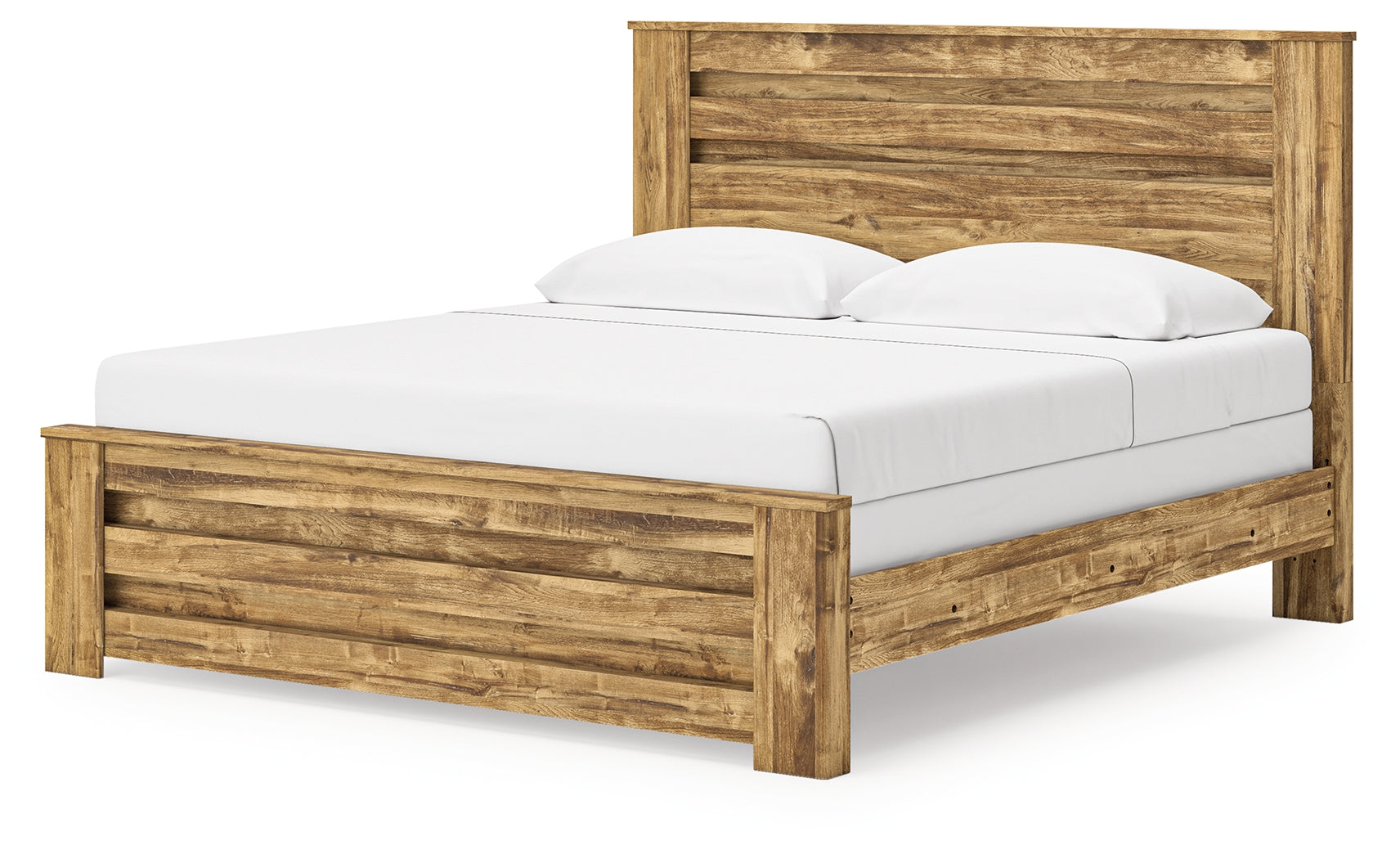 Maystonna Brown King Panel Bed alternate angle