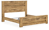 Back view of Maystonna King Panel Bed