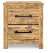 Maystonna Brown Nightstand head-on view