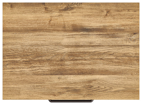 Maystonna Brown Nightstand top view
