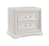 Bedroom view of Alexandria White Panel Bedroom Set