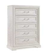 Bedroom view of Alexandria White Panel Bedroom Set