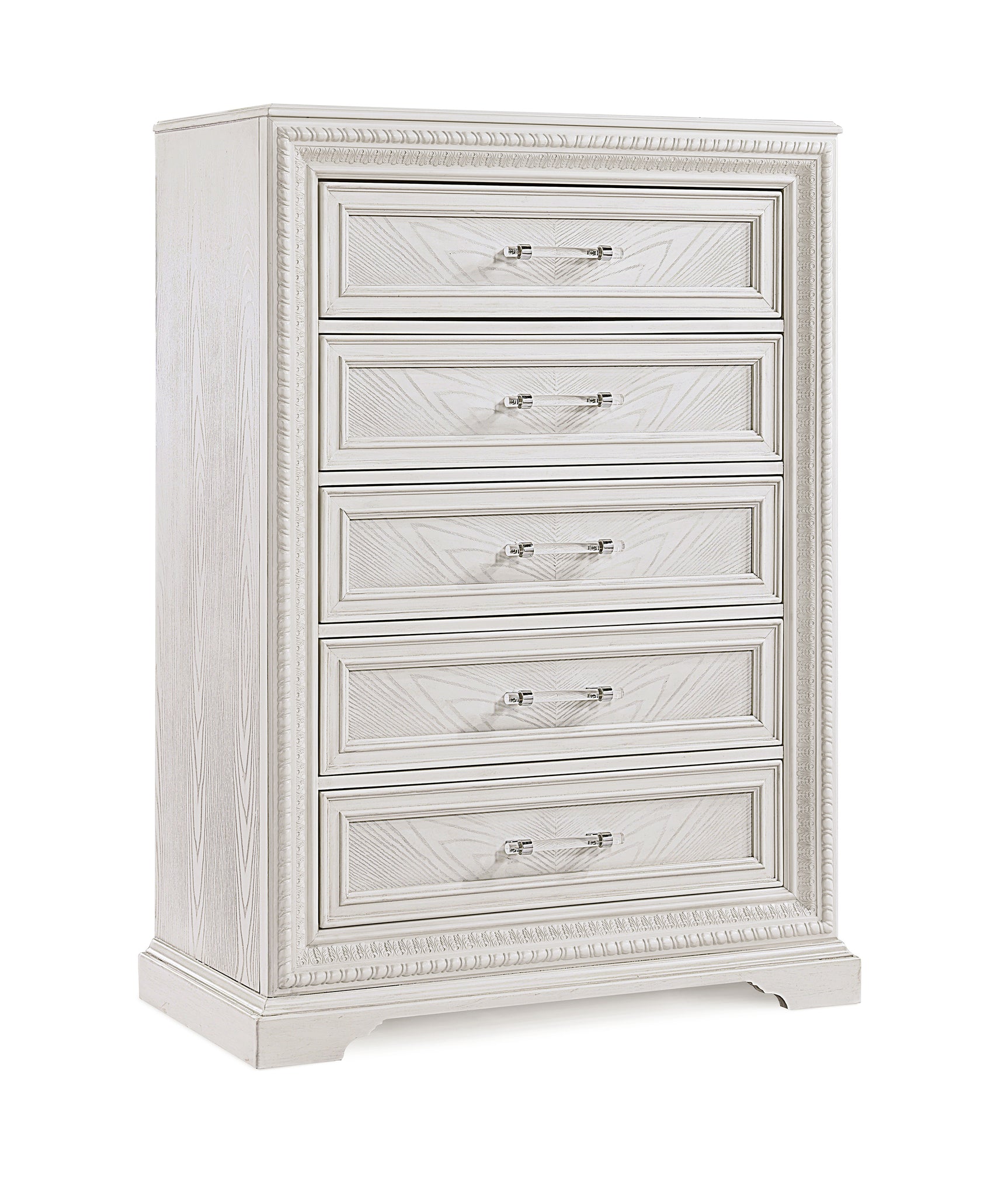 Bedroom view of Alexandria White Panel Bedroom Set
