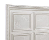 Side view of Alexandria White Panel Bedroom Set bed