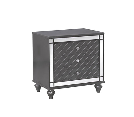 Refino Chest Gray, Drawer Smooth-Closing Mechanism