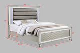 Cristian Queen bed showing LED lighting behind headboard