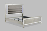 Cristian Chest Champagne wood chest with nickel knob hardware