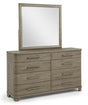 Veranda Gray Dresser and Mirror from Decor Furniture