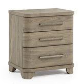 Veranda Gray Nightstand With Kenlin Glide from Decor Furniture