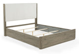 Veranda Gray Upholstered Panel Queen Bed view 3