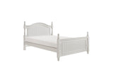 Clementine White Youth Platform Bedroom Set with trundle storage and solid wood construction