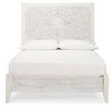 Side profile of Paxberry bed showing height and design
