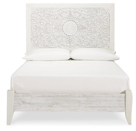 Side profile of Paxberry bed showing height and design