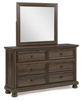 Claribelle Brown Dresser and Mirror from Decor Furniture