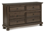 Claribelle Brown Storage Platform Sleigh Bedroom Set view 9