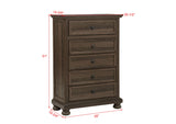 Claribelle Brown Storage Platform Sleigh Bedroom Set view 15