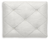 Kozlani White Vanity Stool top view